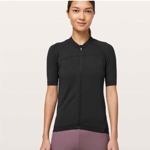 Lululemon City to Summit Cycling Jersey - Black - XL